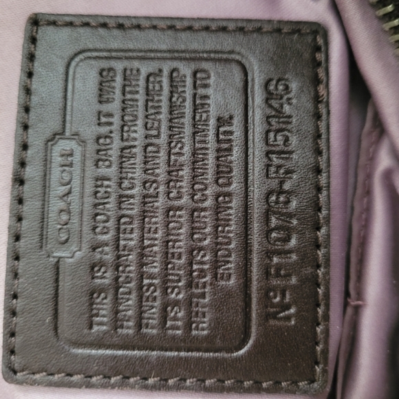 Coach Brown Signature Tote Bag - Picture 9 of 10